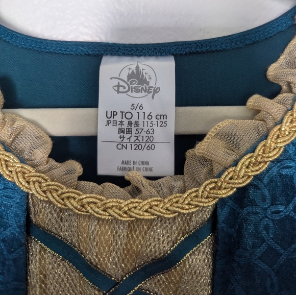 Disney brand "Merida" Princess dress, Girls size 5/6 - Picture 3 of 4